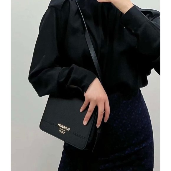 BURBERRY GRACE SHOULDER BAG BLACK - Picture 12 of 12